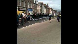 Montrose Highland Games Massed Pipes amp Drums 2010 [upl. by Ijuy227]