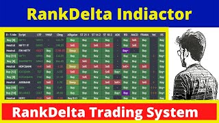 RankDelta Indicator  How to plot RankDelta Indicator  Asit Baran Pati trader [upl. by Felisha657]