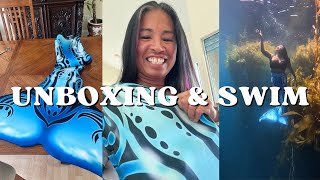 Mertailor Unboxing amp Swim  Tidal Wave FF4  Swim in Kelp Forest [upl. by Bashuk]