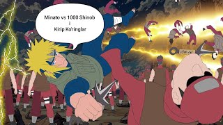 Minato vs 1000 Shinobi Uzbek tilida naruto minato [upl. by Sara60]