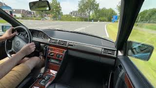 Driving the Mercedes Benz 320E W124  57000 kilometers [upl. by Animor972]