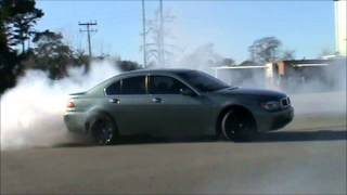 BMW 745i burnout [upl. by Selie]