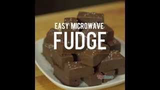 Easy Microwave Fudge [upl. by Haseefan]