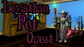 Wizard101 Level 98 Storm Pet Quest  LEVIATHAN [upl. by Bethesde]