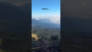 Beautiful Makalu Mountain🗻mountains himalaya shorts reels trending nomadic youtubeshorts [upl. by Katina270]