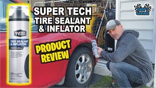 Super Tech Tire Sealant amp Inflator  Product Review Andy’s Garage Episode  464 [upl. by Yleoj]