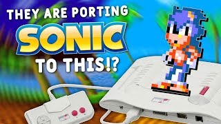 SOMEONE IS MAKING A SONIC GAME FOR IT  A NEW AMSTRAD GX4000 Game [upl. by Ailisab]