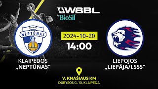 BioSil WBBL NeptunasAmberton Klaipeda v LiepajaLSSS [upl. by Ziana148]