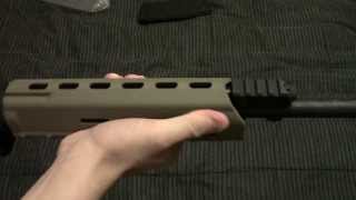 Unboxing amp Installation Magpul FDE MOE MidLength Handguard [upl. by Enyala29]