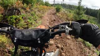 KTM 300SX WP FORKS OPEN CHAMBER CONVERSION TEST RIDE [upl. by Essyle]