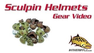 Fish Skull Sculpin Helmet Fly Tying Instructions and How To Tie Directions [upl. by Cirdnek]