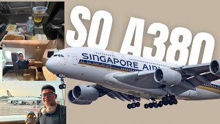 SINGAPORE AIRLINES A380 SQ232 Sydney to Singapore [upl. by Eelyrag]