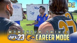 Momentum Swings  WCE AFL Career Mode 2 [upl. by Lav]