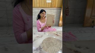 Jharokha Paining with clay and mirrors shorts youtubeshorts painting diy homedecor handmade [upl. by Cherida988]