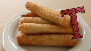 Turkish Borek Recipe  Cigarette Borek Recipe [upl. by Marchese]