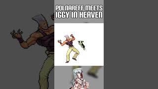 Polnareff meets Iggy in Heaven  JoJo Sprite Animation [upl. by Cykana]