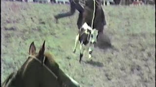 Calf Roping  Odessa FL Rodeo  1987 [upl. by Ranit]