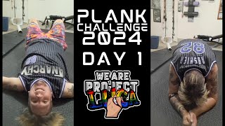 Plank Challenge  2024  Day 1 [upl. by Marguerie]