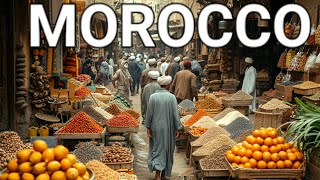 🇲🇦 FES MOROCCO WALKING TOUR EXPLORING MOROCCAN STREET FOOD AND BEYOND ANCIENT MEDINA AND MARKET [upl. by Skilken]