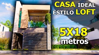 HERMOSA CASA con medidas MINIMAS con 2 Habitaciones [upl. by Enoek]