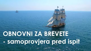 OBNOVNI ISPIT ZA BREVETE  samoprovjera pred ispit [upl. by Odnumyar903]