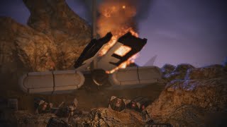 Mass Effect 2  N7 Wrecked Merchant Freighter [upl. by Boonie]