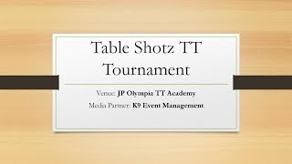 AMOL VS SHAMAL TABLE SHOTZ TT TOURNAMENT 2024 [upl. by Baecher]