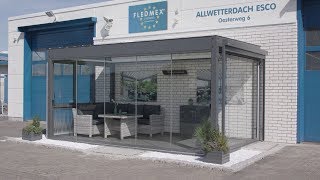 Der neue Fledmex® AußenShowroom mit Lamellendach FLEDMEX De luxe [upl. by Shishko560]