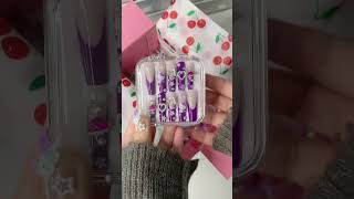 ASMR packing order😘asmr nails naildesign packingorders asmrsounds smallbusiness [upl. by Roskes]