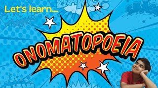 Onomatopoeia  Lets Learn English  Shahwaiz Essa [upl. by Ruzich136]