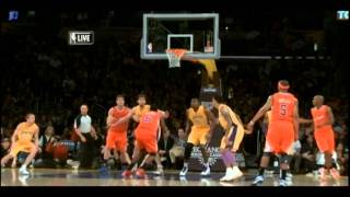 121911 DeAndre Jordan  Huge Poster Dunk on Gasol amp Bynum [upl. by Range]