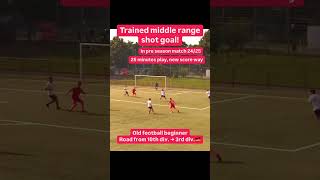 Trained middle range shot goal In pre season match 2425 [upl. by Esile]