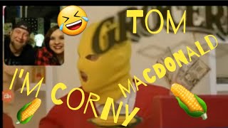 Tom Macdonald Im Corny reaction  Funny as Hell [upl. by Vastah]