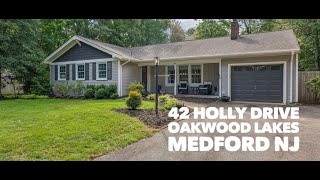 42 Holly Drive  Stunning Remodeled Ranch Home for Sale in South Jersey  Medford NJ [upl. by Attenra]