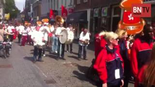 Defile voor EK Atletiek in Bergen op Zoom [upl. by Grindlay]