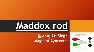 Details about clinical view of Maddox rod Principal clinical interpretation of the test eyetest [upl. by Enihpad]