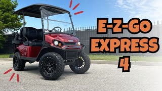 EZGO Express 4 Tour  Dean Team Golf Carts [upl. by Nlocnil]