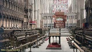 Evensong for Wednesday in Holy Week York Minster 1958 Francis Jackson [upl. by Edveh]