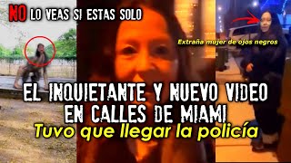 El inquietante y nuevo video en calles de Miami  Tuvo que llegar la policía [upl. by Aleicarg]