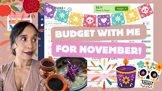 YNAB Budget With Me  November 2024 [upl. by Nosinned]