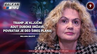 INTERVJU Milijana Baletić – Tramp je adut duboke države povratak je deo šireg plana 15112024 [upl. by Ennoirb]