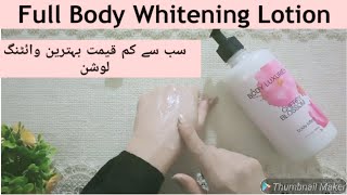 Full Body Whitening LotionBest whitening lotion for All Skin TypesUnder 450rsAmra javed [upl. by Griz]