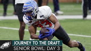 Senior Bowl Day 3 Recap amp Game Preview  Journey to the Draft [upl. by Nevile]