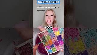 PART1 You must find all the letters in your soulmates name shortsslimemakeupbriannaguidryy [upl. by Aneras]