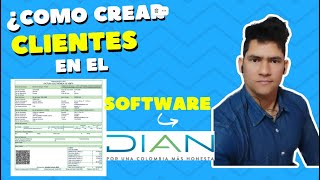 ¿Cómo crear clientes en la plataforma de Facturación Gratuita de la DIAN [upl. by Aerdnaid17]