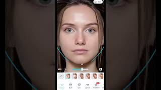 ONE CLICK AI MAKEUP IN MOBILE makeup photoediting ytshortsviral [upl. by Roach]