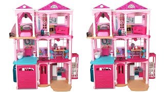 Barbie Dream House 2015 Unboxing Assembly دمية باربي البيت Casa de boneca Barbie [upl. by Ibba]