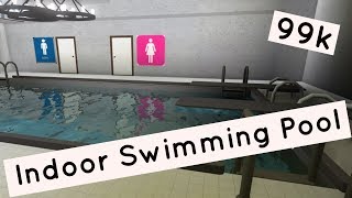 Indoor Swimming Pool 99K  Roblox Bloxburg [upl. by Nmutua352]