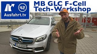 2018 MercedesBenz GLC FCell TechWorkshop  Mitfahrt [upl. by Nus]