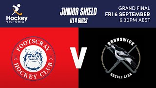 Grand Final  Footscray HC vs Brunswick HC Junior U14 Girls Shield Highlights [upl. by Valera]